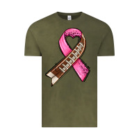 Vintage Olive breast cancer sport ribbons Vintage Tee - AdoDesignShop