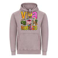 Vintage Zinc viva mexico mexican coffee cups Vintage Hoodie - FaDigitalArtStudio