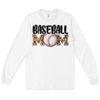 White baseball mom Long Sleeve Tee - AdoDesignShop