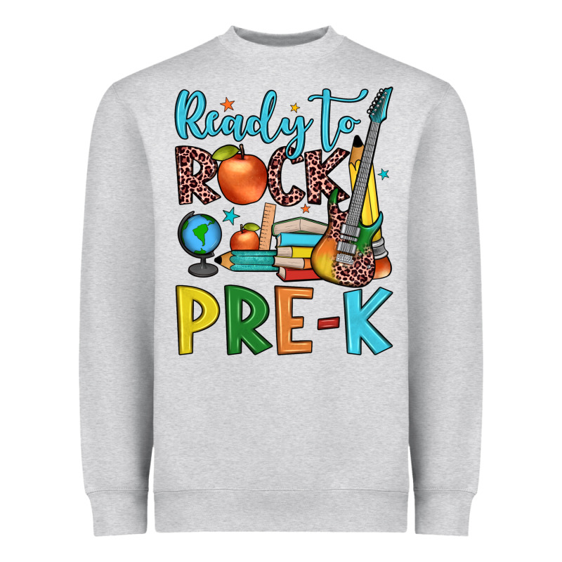 Ready To Rock Pre K Heavyweight Sweatshirt by JahusDesignShop | Teevron