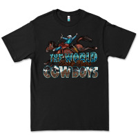 Black the world needs more cowboys Premium Tee - Zillion Design Studio