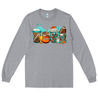 Heather Grey American football coffee Long Sleeve Tee - Jasminsmagicworld