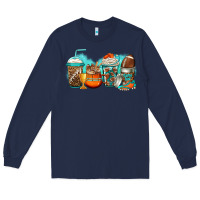 Navy American football coffee Long Sleeve Tee - Jasminsmagicworld