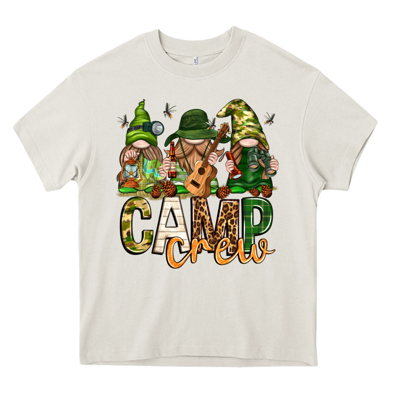 Camp Crew With Gnomies Heavy Core Tee by texasbilliewilder | Teevron