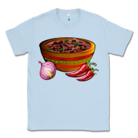 Dusty Blue chilli con carne Classic Tee - AdoDesignShop