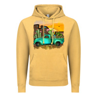 Vintage Mustard truck Vintage Hoodie - JahusDesignShop