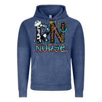 Vintage Denim rn nurse Vintage Hoodie - CowhideDigitalArt