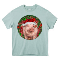 Arona Pig Christmas Heavy Core Tee - RanaPortraitStore