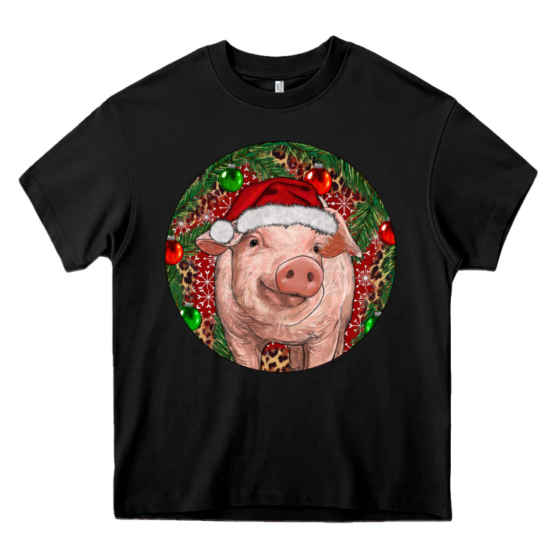 Pig Christmas Heavy Core Tee by RanaPortraitStore | Teevron