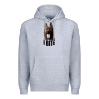 Heather Grey I BITE Premium Hoodie - Bettercallsaul
