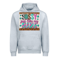 Heather Grey sassy just like my mama Urban Hoodie - TumblerDesignByShophia