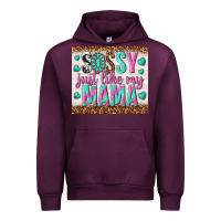 Mauve Wine sassy just like my mama Urban Hoodie - TumblerDesignByShophia