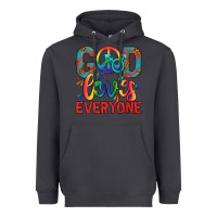 Smoke Lgbtq God Loves Everyone With Unicorn Heavyweight Hoodie - BundleAndBundleShop