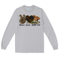 Moon Dust Peace Love Wild Cat Head Long Sleeve Tee - LillyAllenDesigns