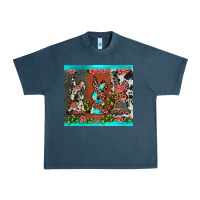 Midnight Navy easter bunny's leopard cowhide cactus Urban Heavy Tee - JahusDesignShop