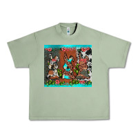 Oil Green easter bunny's leopard cowhide cactus Urban Heavy Tee - JahusDesignShop