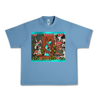 Pebble Blue easter bunny's leopard cowhide cactus Urban Heavy Tee - JahusDesignShop