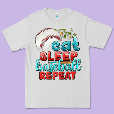 Premium Tee eat sleep baseball repeat