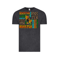 Vintage Black rooster Vintage Tee - AdoDesignShop