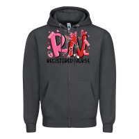 Smoke rn registered nurse valentines day Zipper Hoodie - MaliasSmallBusiness