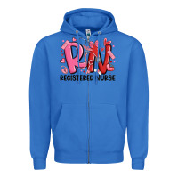True Royal rn registered nurse valentines day Zipper Hoodie - MaliasSmallBusiness