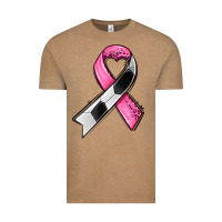 Vintage Coffee breast cancer sport ribbons Vintage Tee - AdoDesignShop