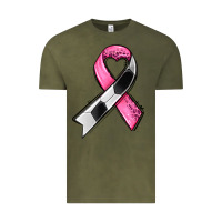 Vintage Olive breast cancer sport ribbons Vintage Tee - AdoDesignShop