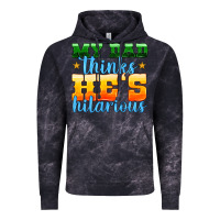 Cloud Black my dad thinks he is hilarious Vintage Hoodie - HRA Design Shop