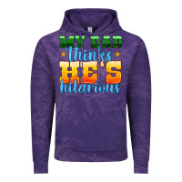 Cloud Purple my dad thinks he is hilarious Vintage Hoodie - HRA Design Shop