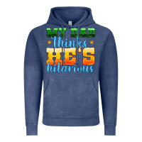 Vintage Denim my dad thinks he is hilarious Vintage Hoodie - HRA Design Shop