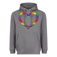 Storm Lgbtq Heart Balloon Heavyweight Hoodie - BundleAndBundleShop