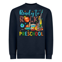 Navy ready to rock preschool Heavyweight Sweatshirt - JahusDesignShop