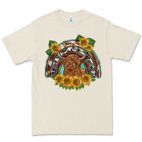 Bone scottish calf sunflowers rainbow Premium Tee - BarkalooDesign