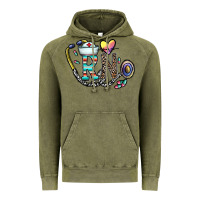 Vintage Olive Rn Vintage Hoodie - CowhideDigitalArt