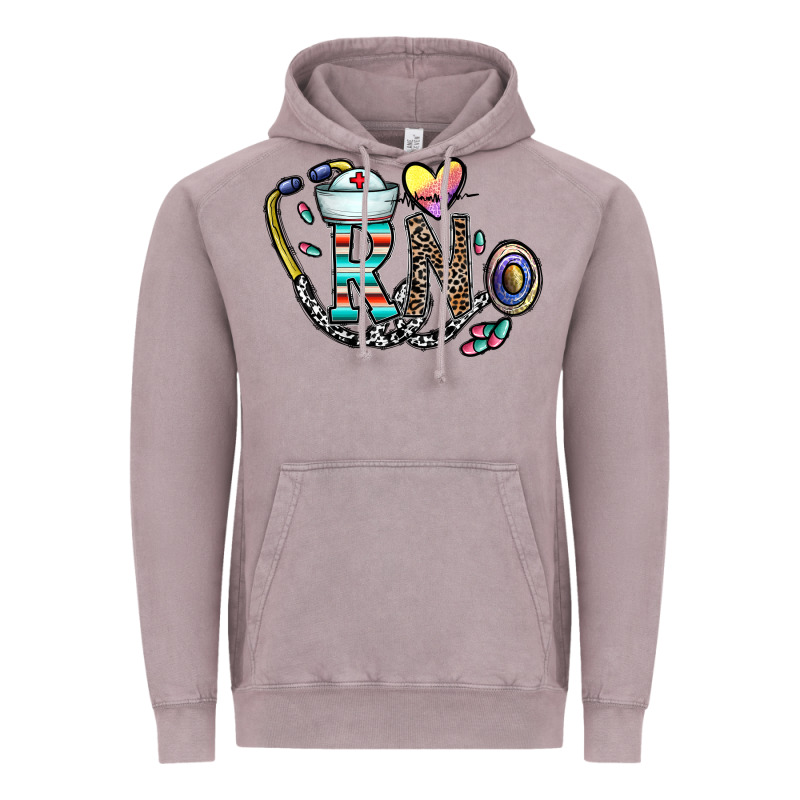 Rn Vintage Hoodie by CowhideDigitalArt | Teevron