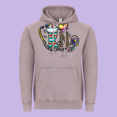Rn Vintage Hoodie Designed By Cowhidedigitalart