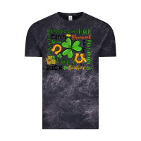 Cloud Black st patrick s day Vintage Tee - Artiststas