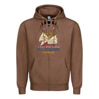 Chestnut a well read woman is a dangerous creature Zipper Hoodie - MaliasSmallBusiness