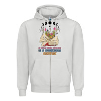 Dove Grey a well read woman is a dangerous creature Zipper Hoodie - MaliasSmallBusiness
