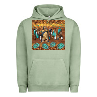 Pigment Oil Green our lady of guadalupe Urban Hoodie - TumblerDesignByShophia