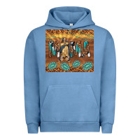 Pigment Pebble Blue our lady of guadalupe Urban Hoodie - TumblerDesignByShophia