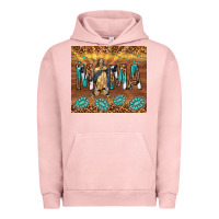 Pigment Salmon our lady of guadalupe Urban Hoodie - TumblerDesignByShophia