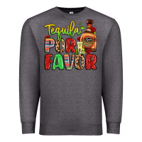 Charcoal Heather tequila por favor Premium Sweatshirt - LillyAllenDesigns