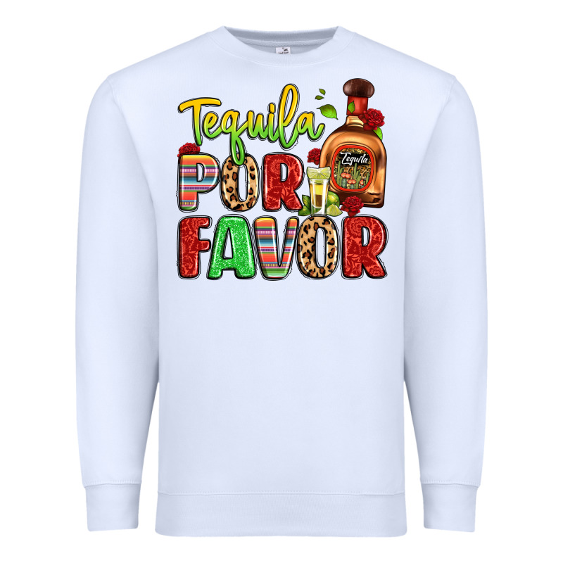 Tequila Por Favor Premium Sweatshirt by LillyAllenDesigns | Teevron