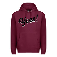 Burgundy YEES! Premium Hoodie - Bettercallsaul