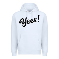 White YEES! Premium Hoodie - Bettercallsaul