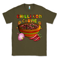 Army Green chilli con carne  with chilli pepper Classic Tee - AdoDesignShop