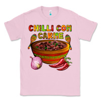 Bubblegum Pink chilli con carne  with chilli pepper Classic Tee - AdoDesignShop