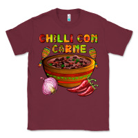 Burgundy chilli con carne  with chilli pepper Classic Tee - AdoDesignShop