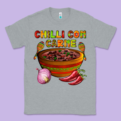 Chilli Con Carne  With Chilli Pepper Classic Tee Designed By Adodesignshop